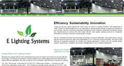 Desktop Screenshot of elightingsystems.com